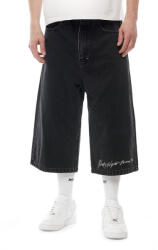Mass Denim Ninety Eight Jeans Shorts extra baggy fit jorts black washed