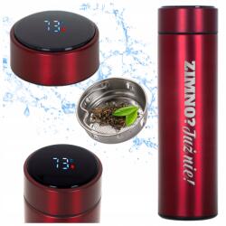 Funandstyle Thermo bögre Termosz Hideg piros? Már Nem! Led kijelző Ajándék