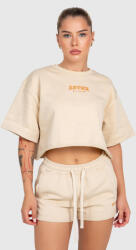 Iron Aesthetics Crop top damă Iron Aesthetics Heavy-Terry, bej: Bej S (P3165A17017)