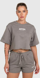 Iron Aesthetics Crop top damă Iron Aesthetics Heavy-Terry, gri: Gri L (P3163A17011)