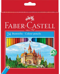 Faber-Castell Színes ceruza készlet hatszögletű kastélyos Faber-Castell 24klf. szín - suplix