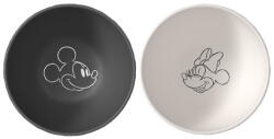 Villeroy & Boch Manufacture Rock Mickey Mouse müzlis-leveses tálka 4, 3dl 2db-os szett (1047198408)