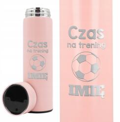  Hőálló Bögre Rózsaszín Iskolai Termosz Gyerekeknek Edzés Idő *Név* (Termos Czas Na Trening *Imię* Różowy)