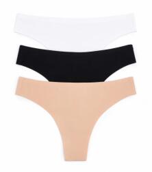 Medoosi Lézervágott Varrásmentes Féltanga - Testszín, Fekete, Fehér | M-XL