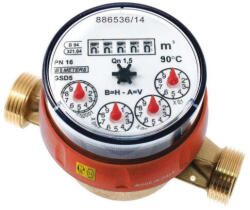 Bmeters Meleg vízóra száraz 1/2"-110mm