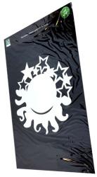  Fali dekoráció üvegből - csillag design (28787-10)