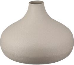 Avanti bézs színű fém váza - 19 cm (59688)