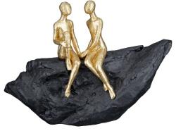  „Két Ember Absztrakt szobor - 24 cm (37460)
