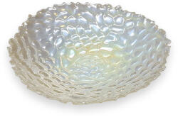  Dísztál Linda írisz-fehér - 33 cm (3U33058-IF)