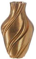  „Fold arany spirál - modern kerámia váza elegáns csavart mintával - 26, 5 cm (60086)