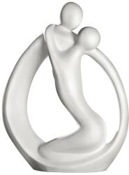 „PartnerCircle fehér színű kerámia páros szobor - 34cm (30304-1szob)