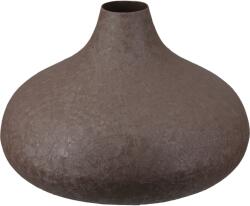 Avanti barna színű fém váza - 16 cm (59687)