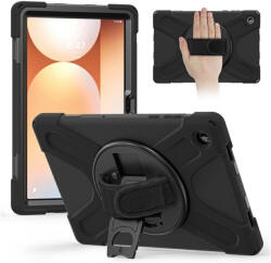 4smarts Case 4smarts Rugged Case Grip Samsung Galaxy Tab A11+, tok, fekete