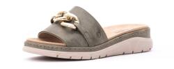 Suave Papuci dama din piele naturala, Suave SU12543T MOSTAR 40-N, kaki