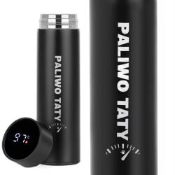 Funandstyle Led termosz Fekete Thermo Bögre Ajándék Apák Napjára Üzemanyag Apák (TERMOS DLA TATY Paliwo Taty)