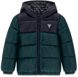 GUESS Зимно яке за момче в тъмносиньо и зелено и лого Guess