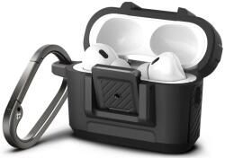 SPIGEN LOCK FIT pentru AirPods Pro 1 / 2, negru mat (ACS05485)