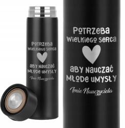 Style Couture Thermo bögre Fekete Ajándék Pedagógusnap Nagy Szív Szüksége van (Termos Potrzeba Wielkiego Serca Czarny)