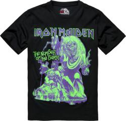 Brandit Тениска в черен цвят Iron Maiden Number of the Beast IMODEL582 SALE - , размер 4XL