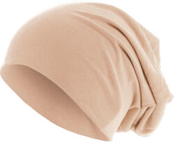 Masterdis Бийни шапка в пастелно бежов цвят MSTRDS Pastel Jersey Beanie 10579 SALE - , размер one size