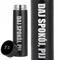 Funandstyle Thermo bögre Termosz Fekete Ugyan Már, Igyál Led kijelző Ajándék
