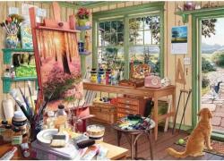 Ravensburger - Puzzle Steve Read: My Haven No. 11 - The Artist's Shed - 1 000 piese