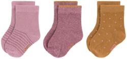 Lassig Бебешки чорапи Lassig - Cosy Leg Wear, 3 броя, 23-26 cm, Rosewood (4042183407159)