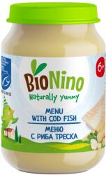 BioNino Био пюре BioNino - Риба треска със зеленчуци, 6 м+, 190 g (F06030012A0009) - baby