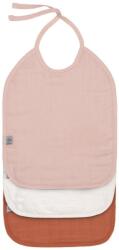 Lassig Бебешки лигавници Lassig - Medium, 3 броя, Powder Pink/ Milky/Rust (4042183427676) - baby