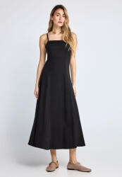 Funky Buddha Rochie Midi de Vară Neagră FBL013-108-13-BLACK (FBL013-108-13-BLACK)