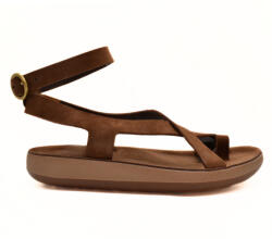 Fantasy Sandals Nicole Sandale Anatomice de Piele pentru Femei Mochaccino S910 (S910)