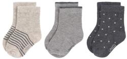Lassig Бебешки чорапи Lassig - Cosy Leg Wear, 3 броя, 19-22 cm, Grey (4042183407241)