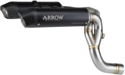 Arrow Exhaust Pereche de tobe finale ARROW Round-Sil pentru Ducati Panigale V2 / V2S 2025-2026, Titan închis (Dark)
