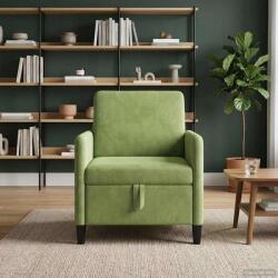vidaXL Sofa cu Spatiu de Depozitare Verde deschis 72 x 78 x 87 cm GartenMobel Dekor (42036880) Canapea