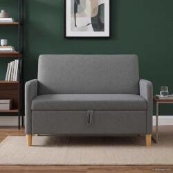 vidaXL Sofa cu Spatiu de Depozitare Gri închis 122 x 78 x 87 cm GartenMobel Dekor (42036892) Canapea