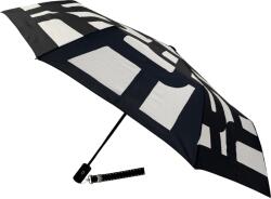 Smati Umbrelă automată Smati, alb-negru (UPM2222)