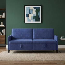 vidaXL Sofa cu Spatiu de Depozitare Albastru Politie 192 x 78 x 87 cm GartenMobel Dekor (42037001) Canapea