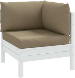 vidaXL Perne de paleti, 3 buc. , melanj gri taupe, material textil GartenMobel Dekor (4002660)