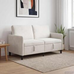 vidaXL Sofa cu Spatiu de Depozitare Crem 152 x 78 x 87 cm Poliester GartenMobel Dekor (42036941) Canapea