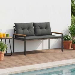 vidaXL Banca de exterior 2 -Seater 116 x 67, 5 x 72 cm poliratan GartenMobel Dekor (42025366)