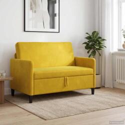vidaXL Sofa cu Spatiu de Depozitare Galben 122 x 78 x 87 cm Poliester GartenMobel Dekor (42036912) Canapea