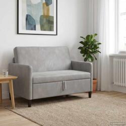 vidaXL Sofa cu Spatiu de Depozitare Gri deschis 122 x 78 x 87 cm GartenMobel Dekor (42036905) Canapea