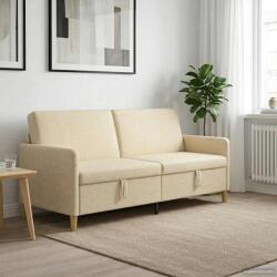 vidaXL Sofa cu Spatiu de Depozitare Crem 192 x 78 x 87 cm Poliester GartenMobel Dekor (42036982) Canapea