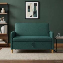 vidaXL Sofa cu Spatiu de Depozitare Verde închis 122 x 78 x 87 cm GartenMobel Dekor (42036896) Canapea