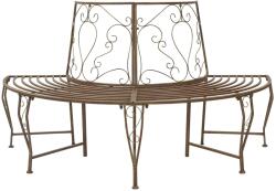 vidaXL Banca cu arbori 4-Numar de locuri 160 x 80 x 89 cm Otel GartenMobel Dekor (42029534)