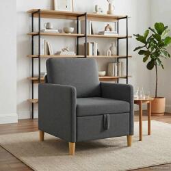 vidaXL Sofa cu Spatiu de Depozitare Gri închis 72 x 78 x 87 cm GartenMobel Dekor (42036864) Canapea