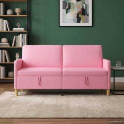 vidaXL Sofa cu Spatiu de Depozitare Roz 172 x 78 x 87 cm Poliester GartenMobel Dekor (42036959) Canapea