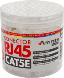 ASYTECH Networking Mufa RJ-45 UTP Cat. 5e, 50 (100 buc) RJ45-CAT5E-50U-JAR (RJ45-CAT5E-50U-JAR)
