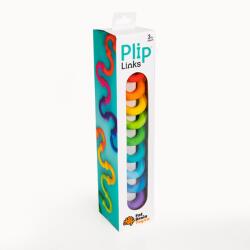 Fat Brain Toys Set de construcție creativă cu elemente flexibile din silicon Plip Links (F490ML) - kidstory