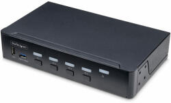 StarTech . com P4AD122-KVM-SWITCH, 4096 x 2160 pixelek, 4K Ultra HD, Keretállvány, 36 W, Fekete (P4AD122-KVM-SWITCH)
